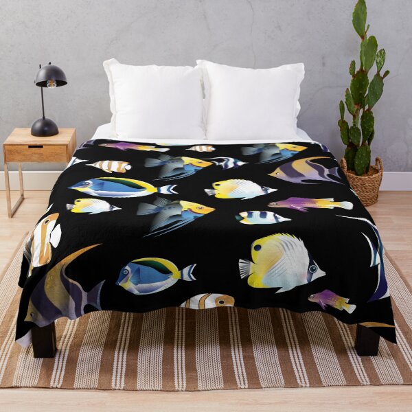 Item preview, Tropical Fishy Pattern Aquarium  designed and sold by loveoceanair.
