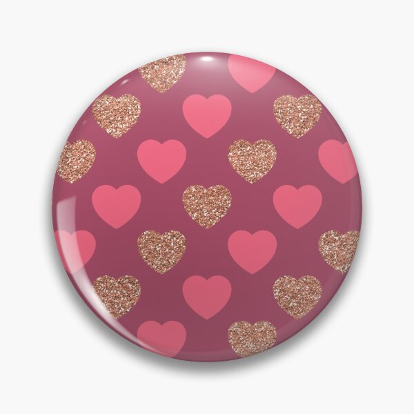 Item preview, Patrón de corazón súper lindo rosa y oro rosa designed and sold by GOdesign26.