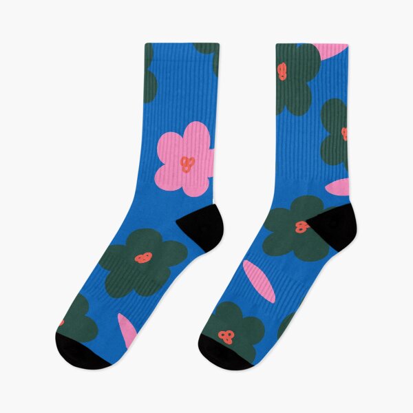 Item preview, Floral Repeat Blue Pink designed and sold by JodiFeddon.