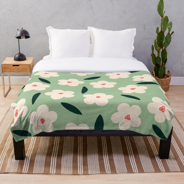 Artikelvorschau, Blumenwiederholung Grün entworfen und verkauft von JodiFeddon.