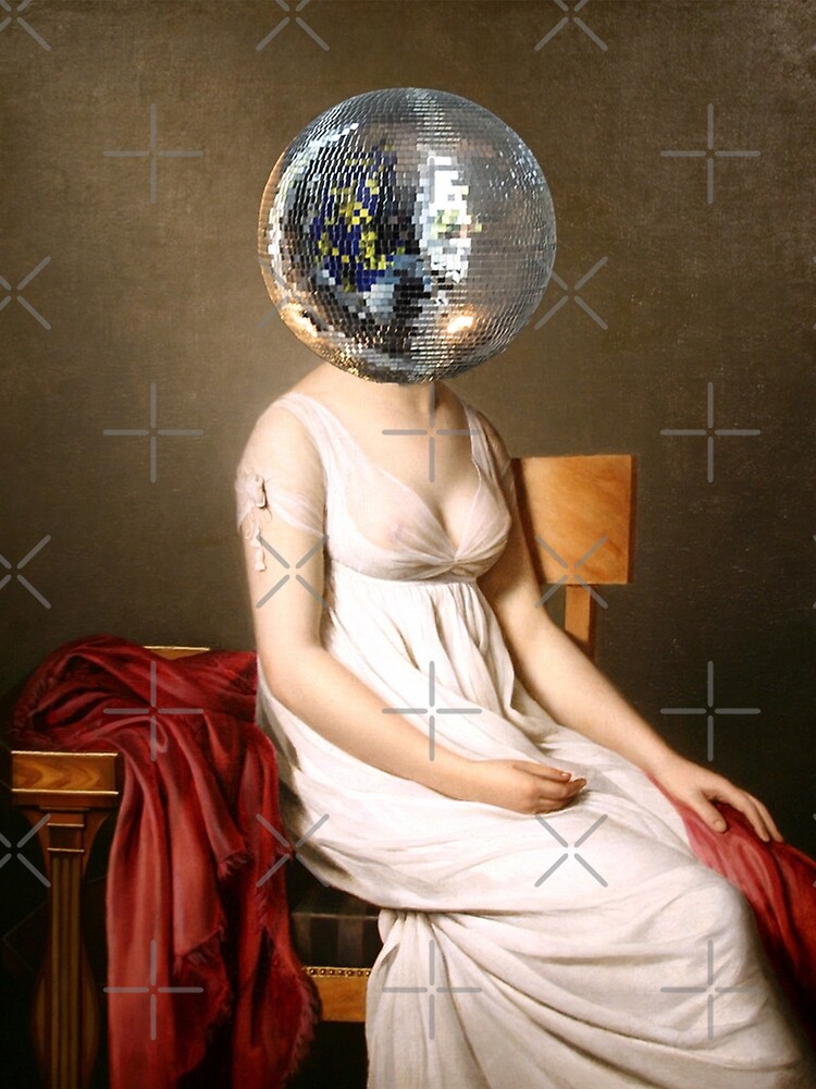 Discohead (Disco ball) Art Print for Sale by MsGonzalez