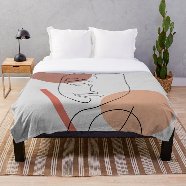 Item preview, Abstract face one line drawing Art designed and sold by Y2Kcreates.