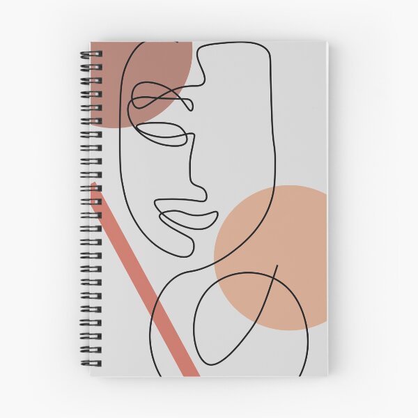 Item preview, Abstract face one line drawing Art designed and sold by Y2Kcreates.