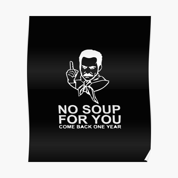 No Soup For You Jerry Kramer George Elaine 90/'s Badges /& Magnets SOUP NAZI