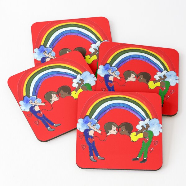 Item preview, Girls Kiss Rainbow 2 designed and sold by miTeless seDign.