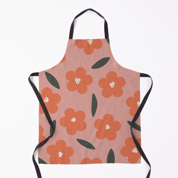 Item preview, Floral Repeat Orange  designed and sold by JodiFeddon.