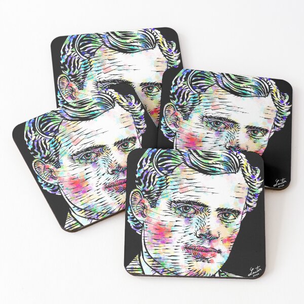 Item preview, JACK LONDON watercolor and ink portrait designed and sold by lautir.