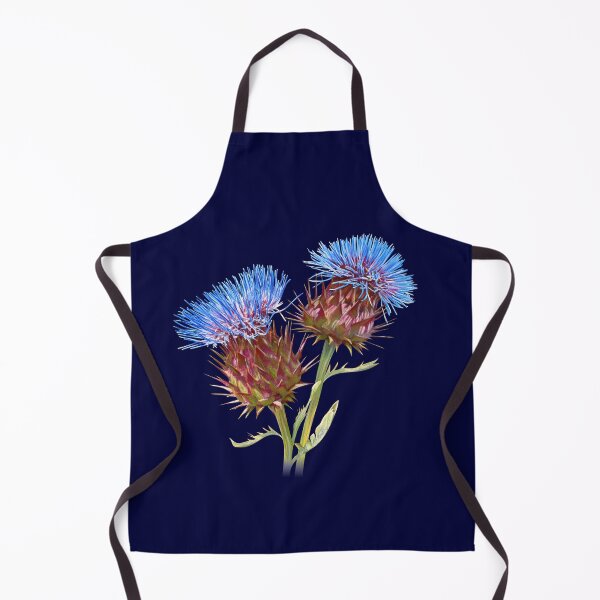 Scottish Thistle (Navy) Apron