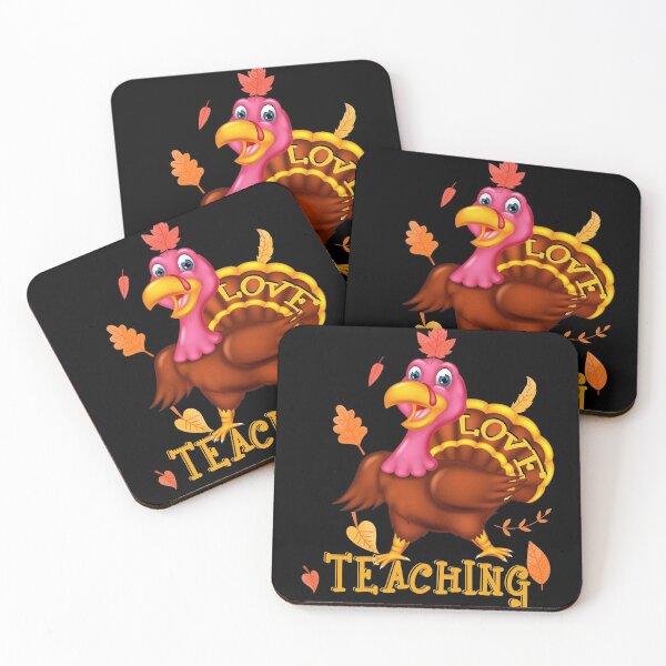 Item preview, LOVE Teaching Teacher Gift Turkey Autumn Fall Thanksgiving gift designed and sold by abiabo.