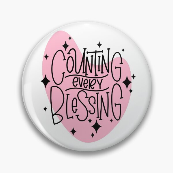 Item preview, Contando cada bendición MidMod Pink designed and sold by TheJoyfulLilyCo.