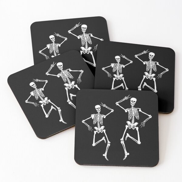 Item preview, Dancing skeletons, funny skull design  designed and sold by beakraus.