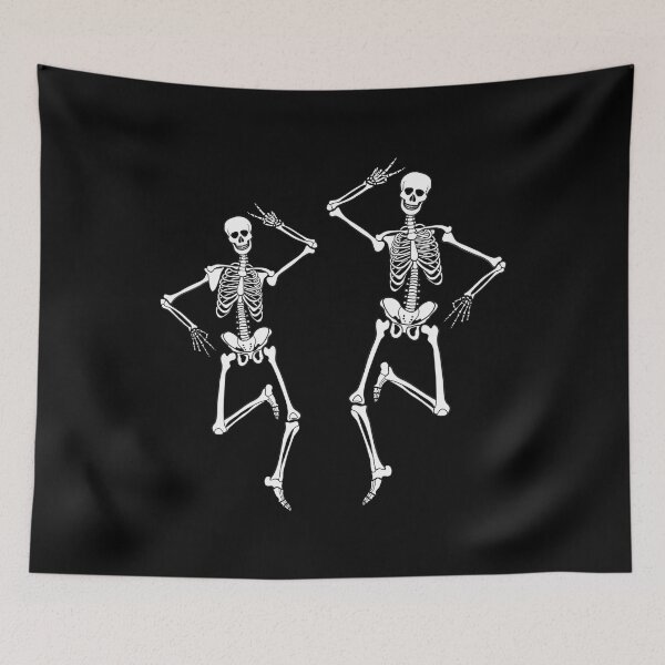 Item preview, Dancing skeletons, funny skull design  designed and sold by beakraus.