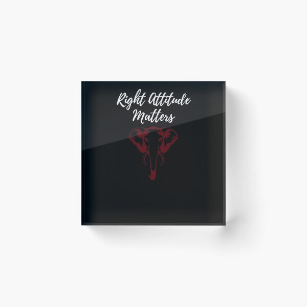 Item preview, Right attitude matters-Black BG designed and sold by ActRightToday.