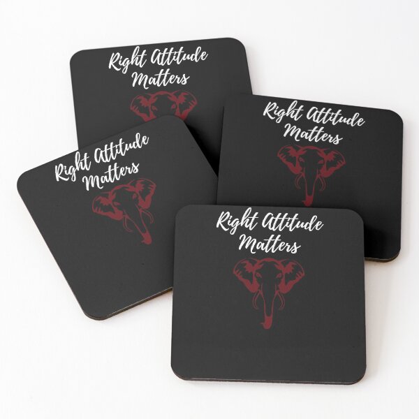 Item preview, Right attitude matters-Black BG designed and sold by ActRightToday.