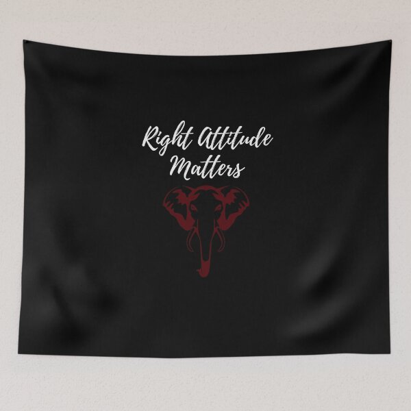 Item preview, Right attitude matters-Black BG designed and sold by ActRightToday.