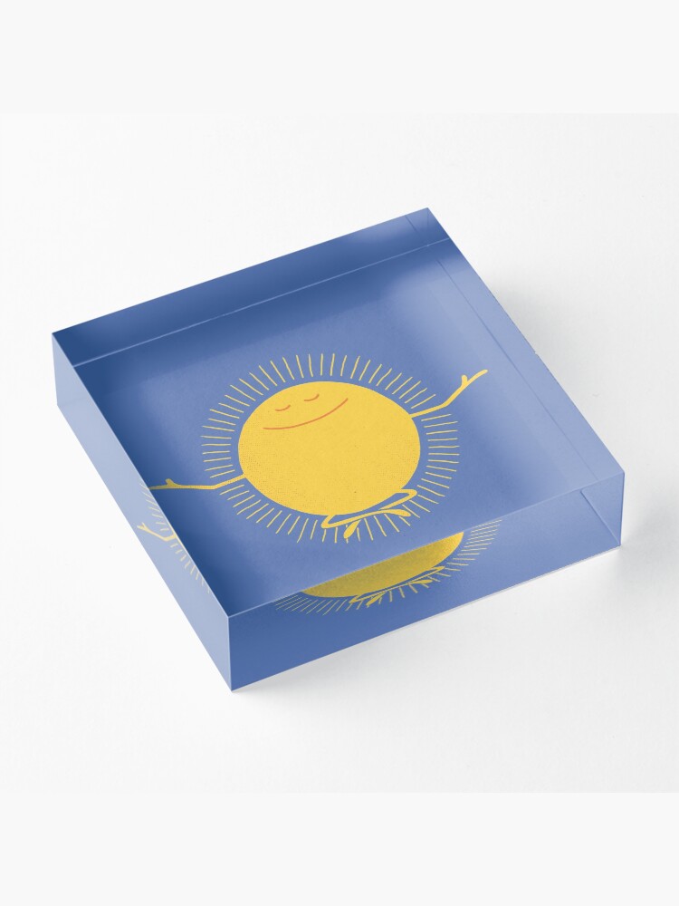 Alternate view of Sun Worshipper Acrylic Block