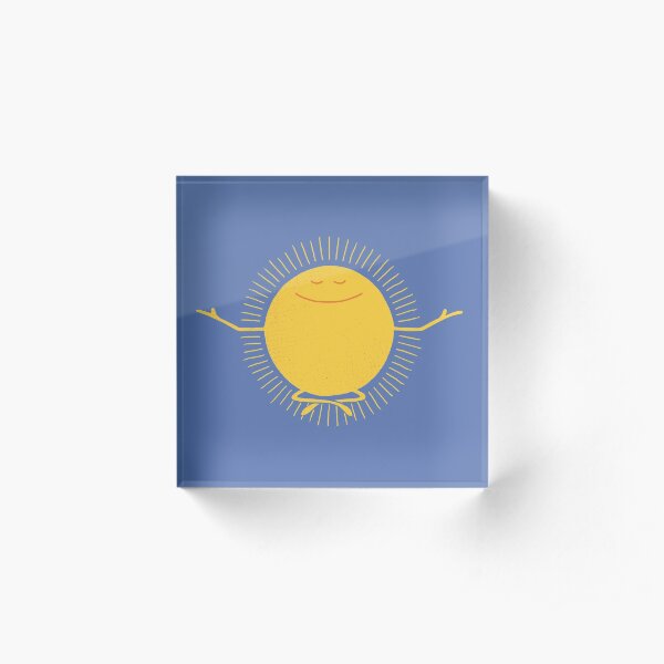 Sun Worshipper Acrylic Block