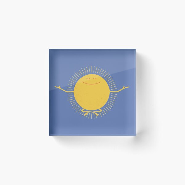 Sun Worshipper Acrylic Block