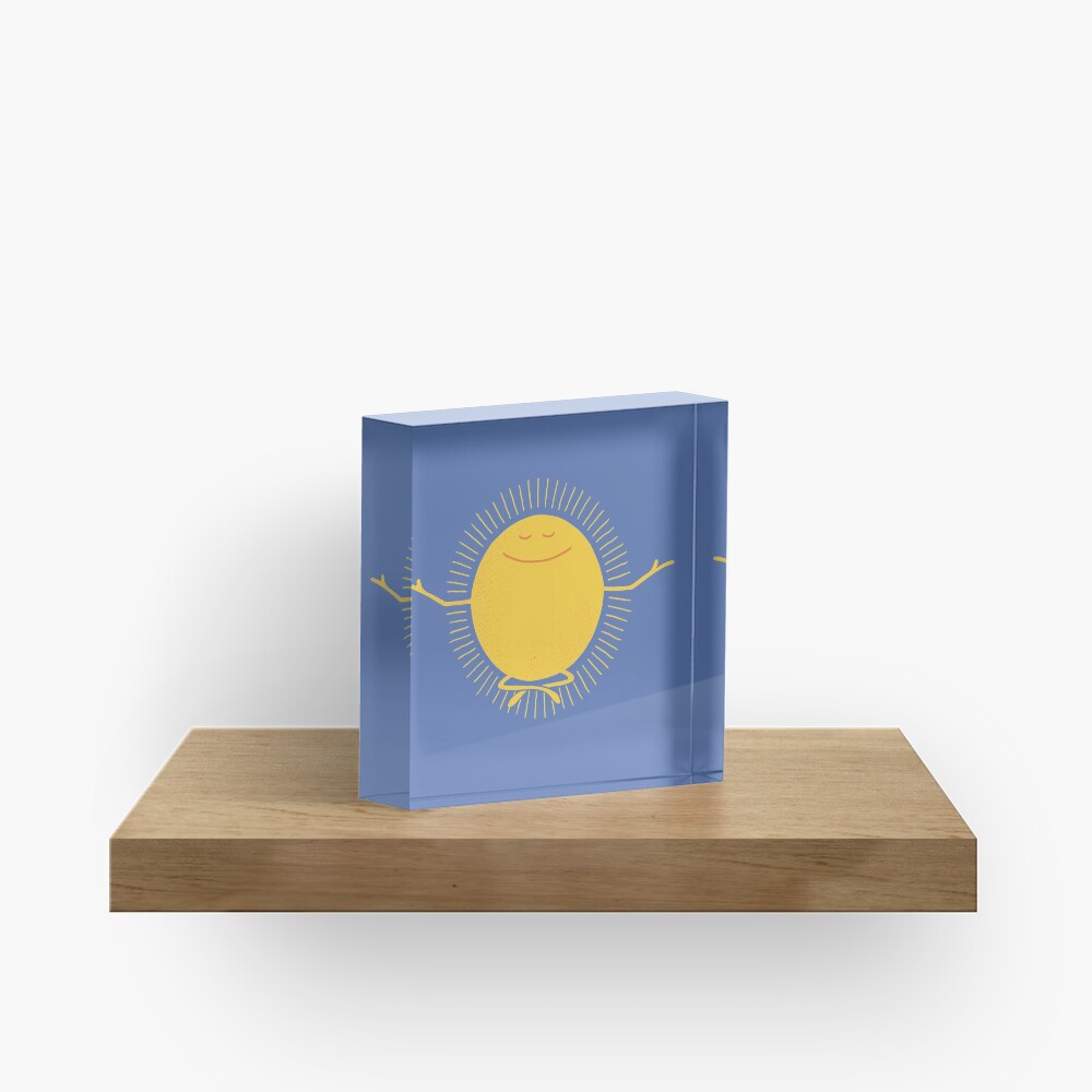 Sun Worshipper Acrylic Block