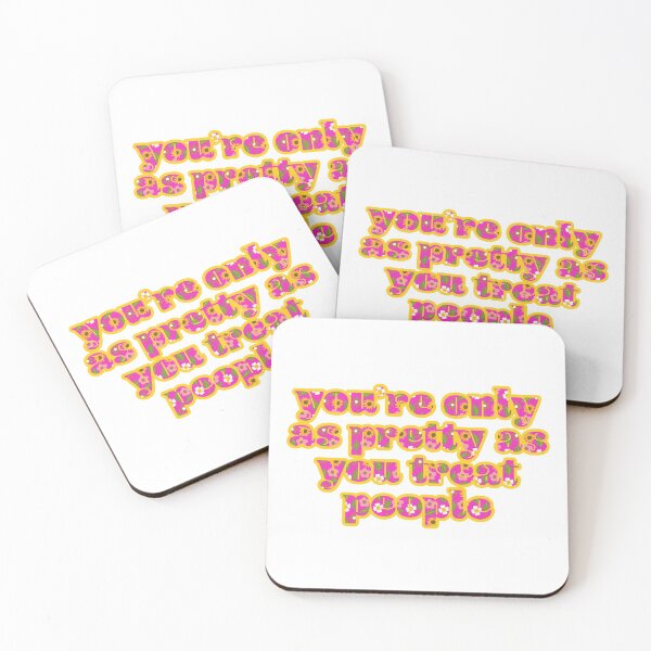 Item preview, You're Only As Pretty As You Treat People: An Inspirational Floral Phrase designed and sold by TheBearandBunny.