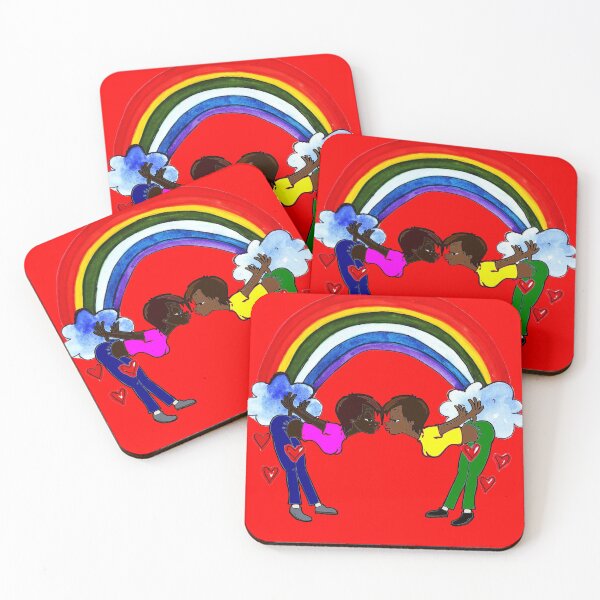 Item preview, Girls Kiss Rainbow 3 designed and sold by miTeless seDign.
