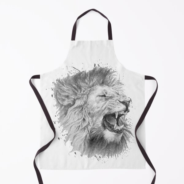 Item preview, The roar of the lion, lion roar watercolor designed and sold by DelzStudio.