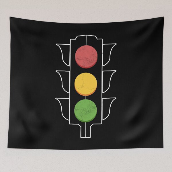 Item preview, Traffic light stop green yellow red designed and sold by Imutobi.