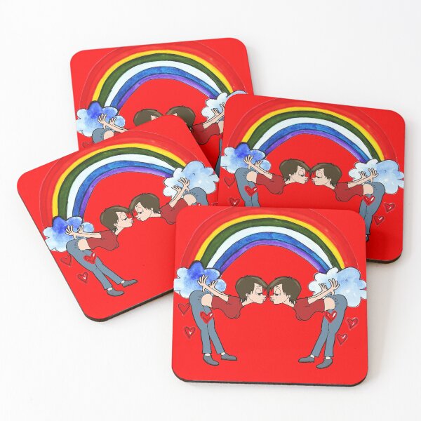Item preview, Girls Kiss Rainbow designed and sold by miTeless seDign.
