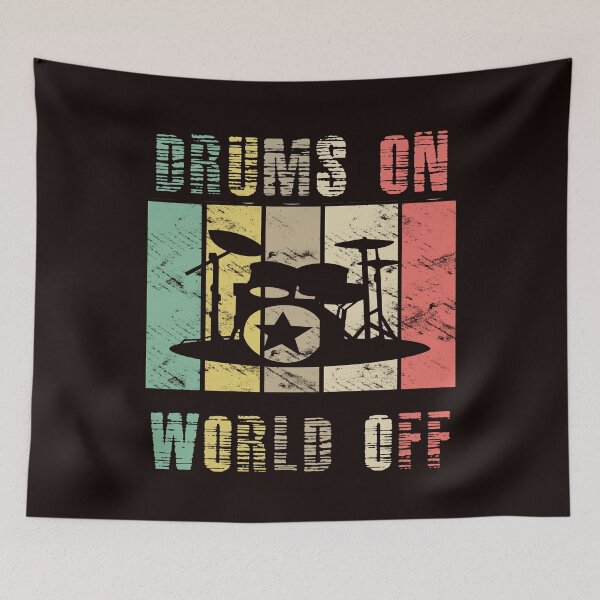 Item preview, Retro drums drummer saying designed and sold by Imutobi.