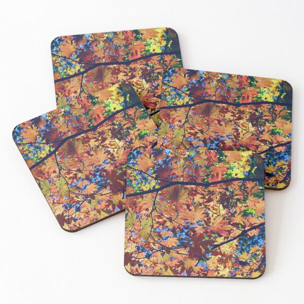Item preview, Red, Yellow, and Orange Fall Coloured Leaves  designed and sold by newtree.