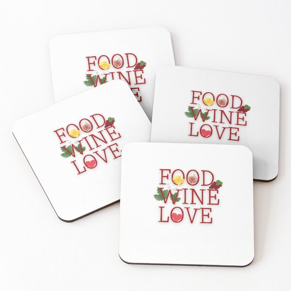Item preview, Food Wine Love designed and sold by VBeesTees.