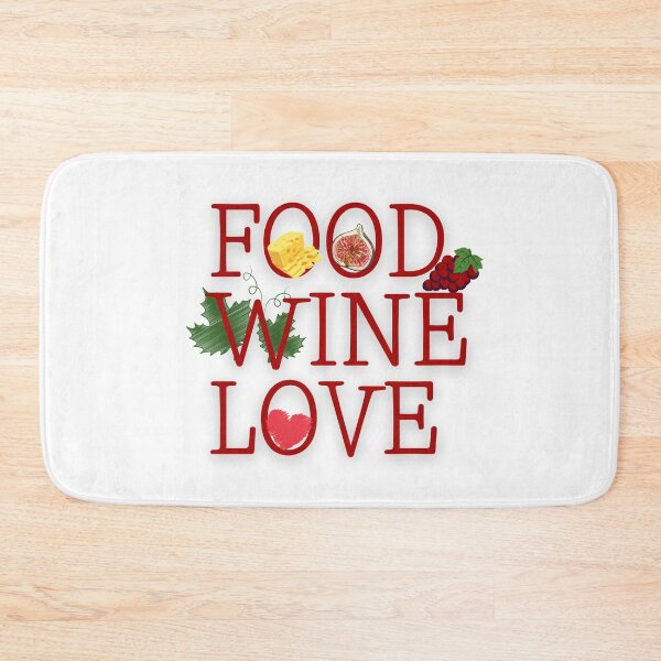 Item preview, Food Wine Love designed and sold by VBeesTees.
