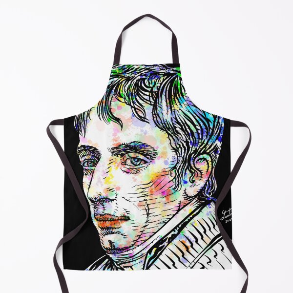 Item preview, WILLIAM WORDSWORTH watercolor and ink portrait designed and sold by lautir.