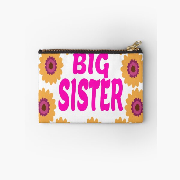 Item preview, Tshirt Big Sister Gift Idea Christmas Birthday Present Pink Flowers T-shirt designed and sold by GOOD-TIME.