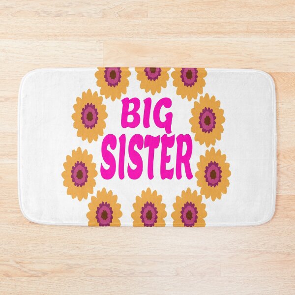 Item preview, Tshirt Big Sister Gift Idea Christmas Birthday Present Pink Flowers T-shirt designed and sold by GOOD-TIME.
