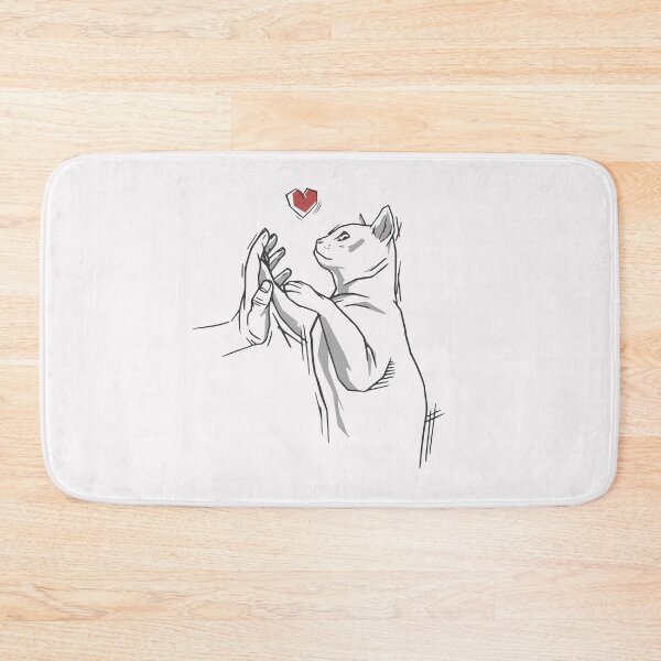 Item preview, Cat High-Five Cat Lover Design designed and sold by Mriganka Gogoi.