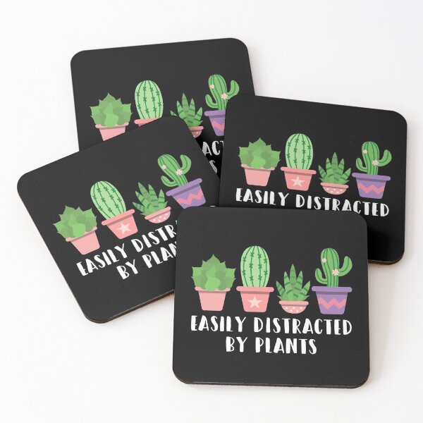 Item preview, Succulent Easily Distracted By Plants Cactus Gardening designed and sold by Vanover Designs.