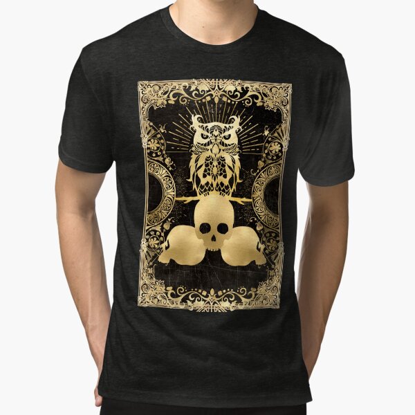 Wisdom of the Nocturne Owl Tri-blend T-Shirt