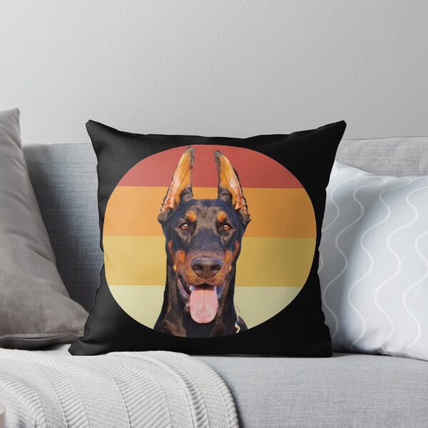 Item preview, doberman pinscher vintage retro face dog designed and sold by alaechamlal.