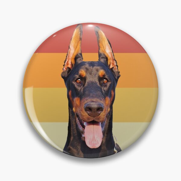 Item preview, doberman pinscher vintage retro face dog designed and sold by alaechamlal.