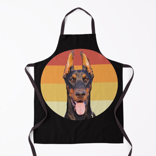 Item preview, doberman pinscher vintage retro face dog designed and sold by alaechamlal.