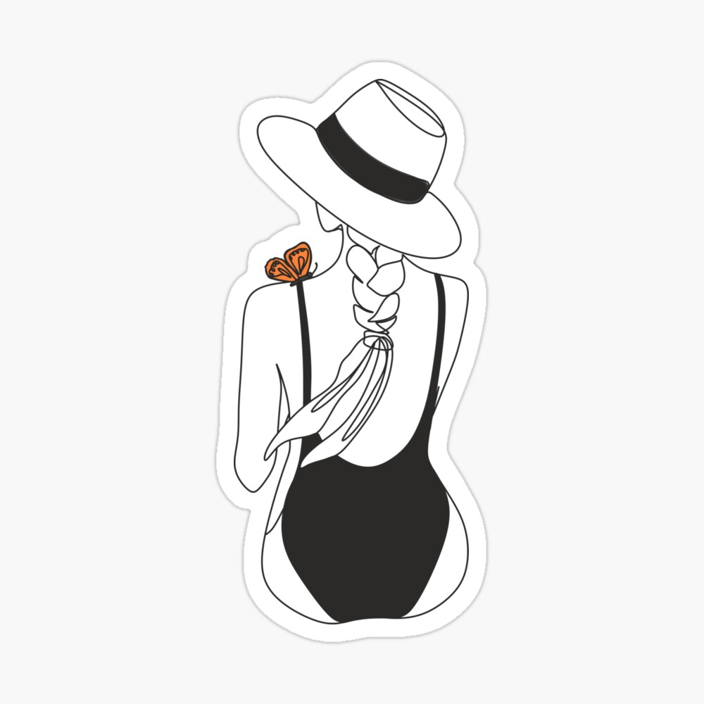 drawings of girls in hats - Clip Art Library