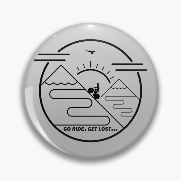 Item preview, Cyclist Climbing Mountains Black Line Art designed and sold by RabeDesigns.