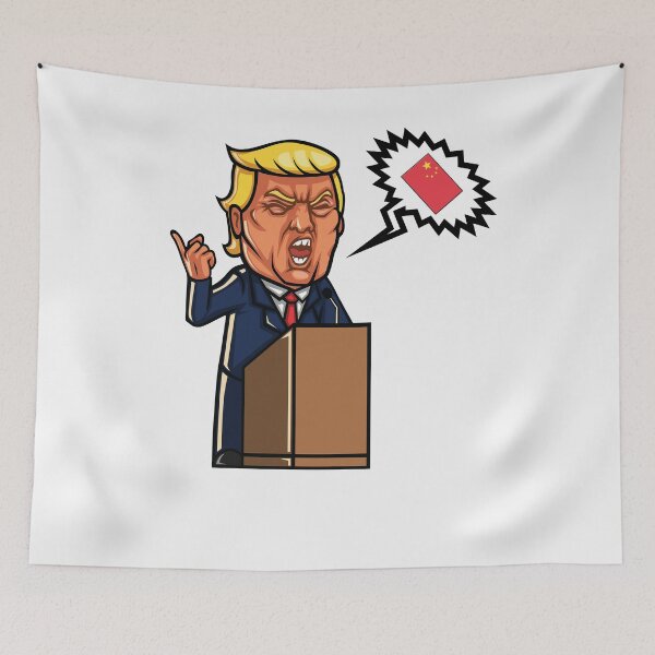 Item preview, Trump Blaming China,  Anti Trump Design designed and sold by Xeuno.