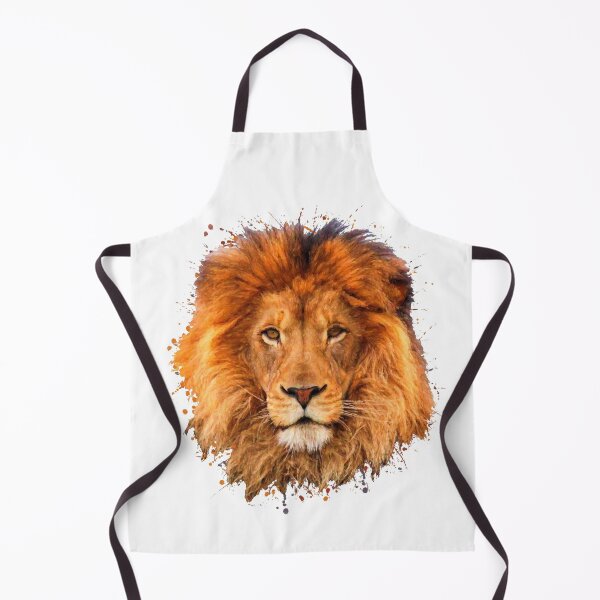 Item preview, Lion watercolor design, lion oil designed and sold by DelzStudio.