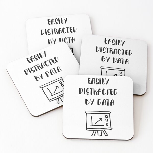 Item preview, Easily Distracted By Data T-Shirt designed and sold by ZANKELLO.