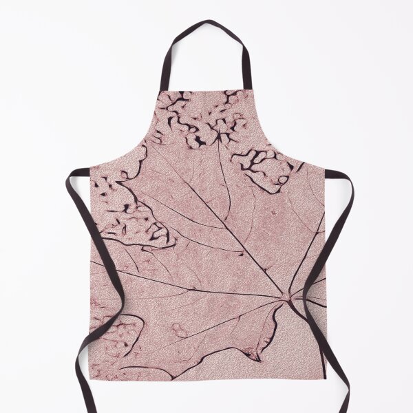 Item preview, Maple leaf minimalistic metallic pink art designed and sold by SulkaCreative.