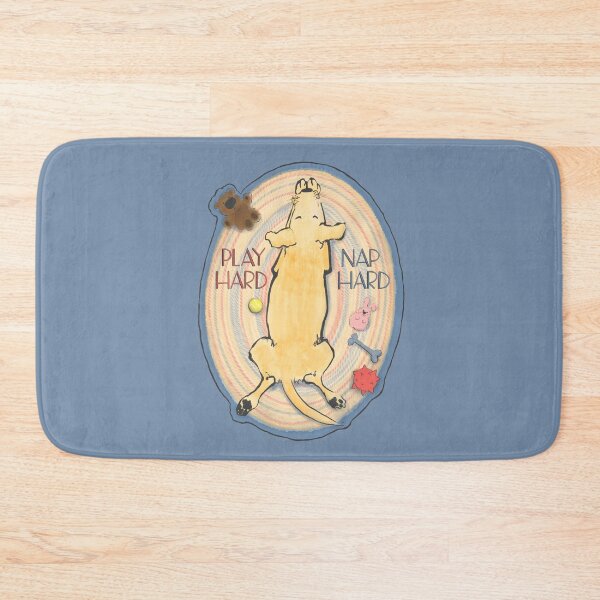 Item preview, Play Hard, Nap Hard with Yellow Lab designed and sold by Christine Philbrick.