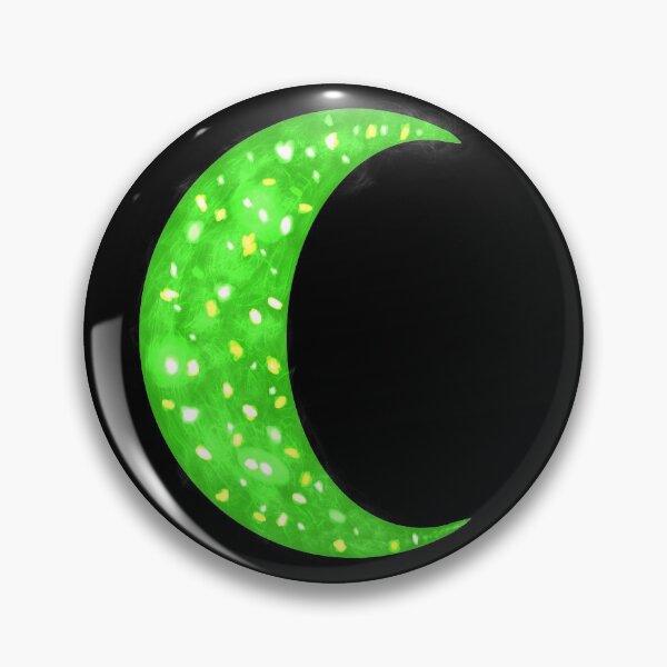 Item preview, Sick green half moon designed and sold by EarthlingHelena.