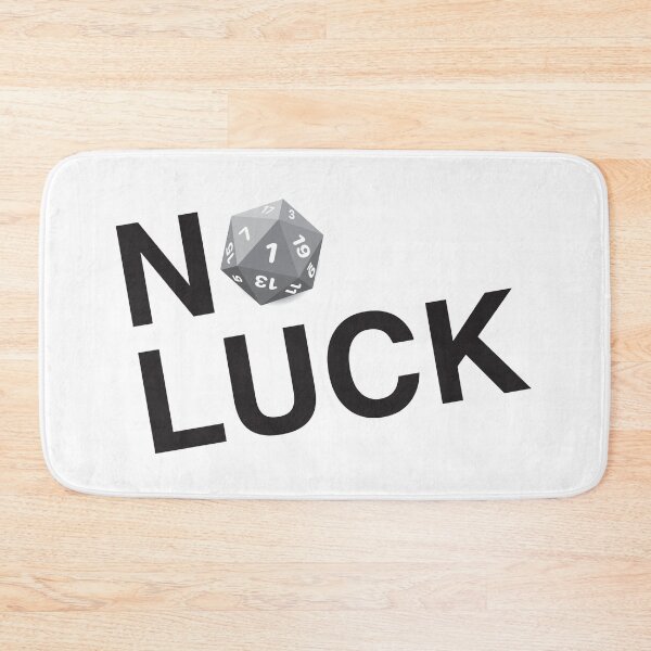 Item preview, d20 crit fail, No Luck, rolled a 1 designed and sold by brainthought.